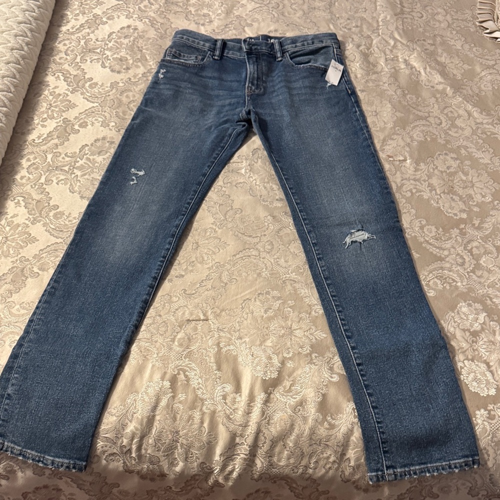 GAP Kids Blue Distressed Jeans